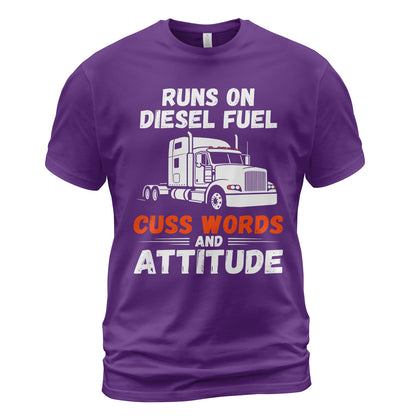 Diesel Cuss Words and Attitude Tee