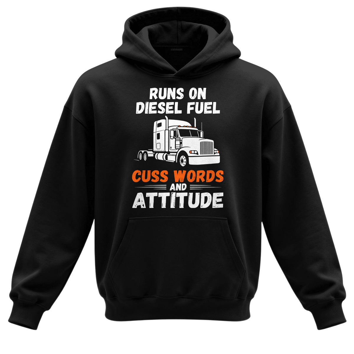 Diesel Cuss Words and Attitude Hoodie