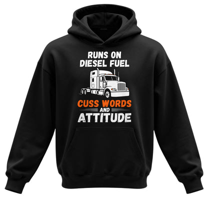 Diesel Cuss Words and Attitude Hoodie