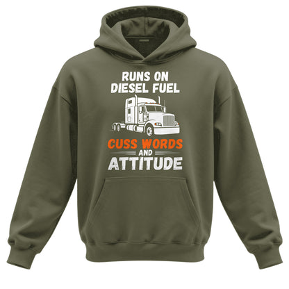 Diesel Cuss Words and Attitude Hoodie