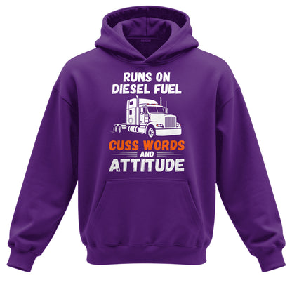 Diesel Cuss Words and Attitude Hoodie
