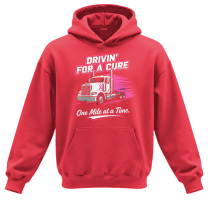 Drivin_ For A Cure Trucker Hoodie