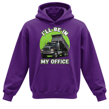Dump Truck Office Hoodie