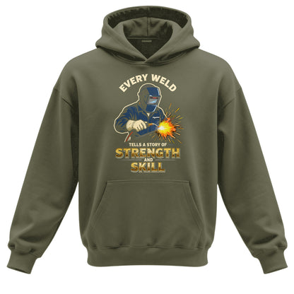 Every Weld, Every Story Welder Hoodie