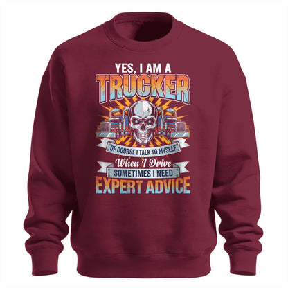 Expert Advice Trucker Sweatshirt