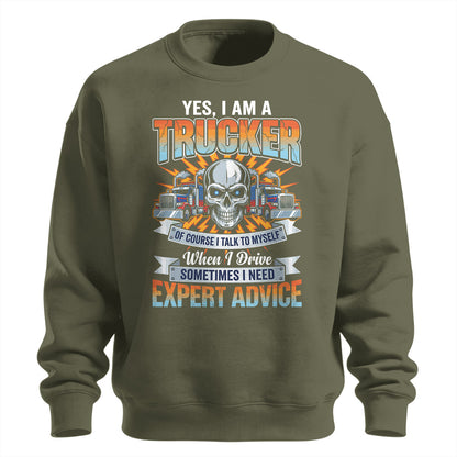 Expert Advice Trucker Sweatshirt