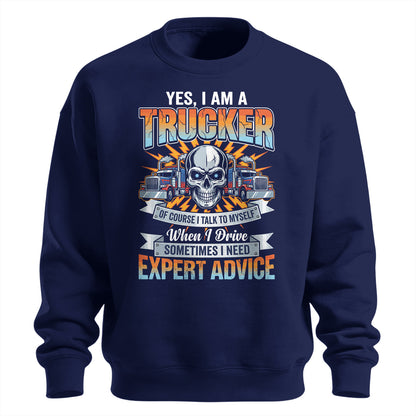 Expert Advice Trucker Sweatshirt