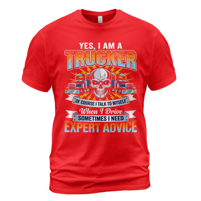 Expert Advice Trucker T-Shirt