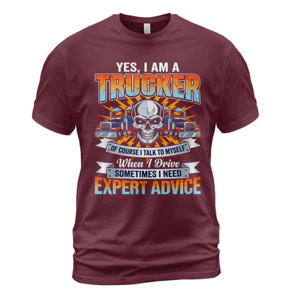 Expert Advice Trucker T-Shirt