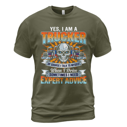 Expert Advice Trucker T-Shirt