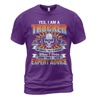 Expert Advice Trucker T-Shirt
