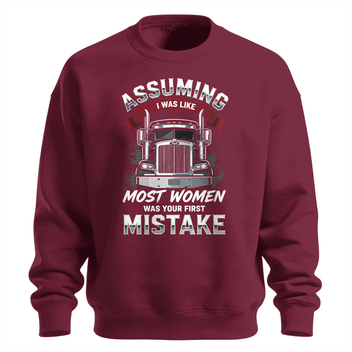 First Mistake Female Trucker Sweatshirt