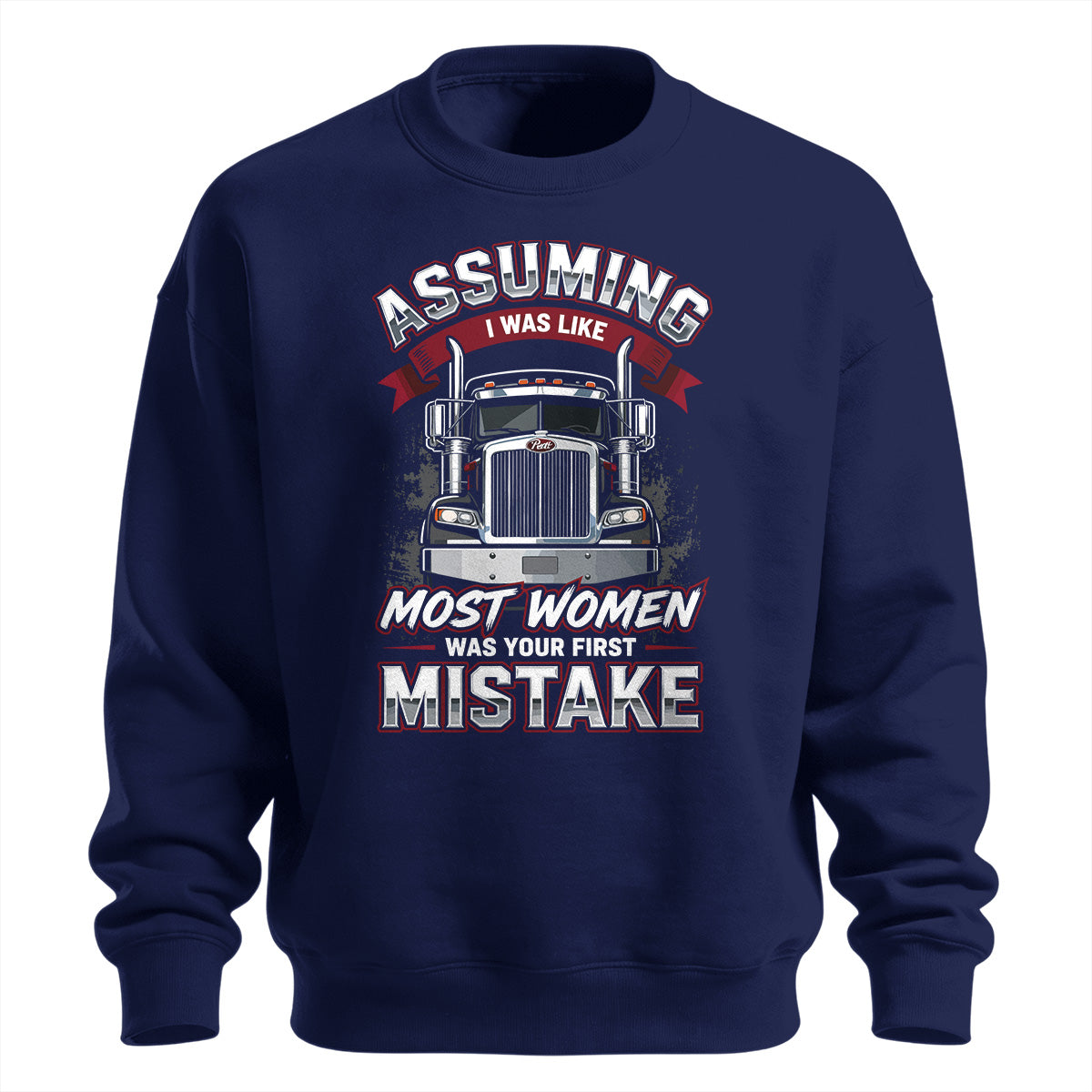 First Mistake Female Trucker Sweatshirt