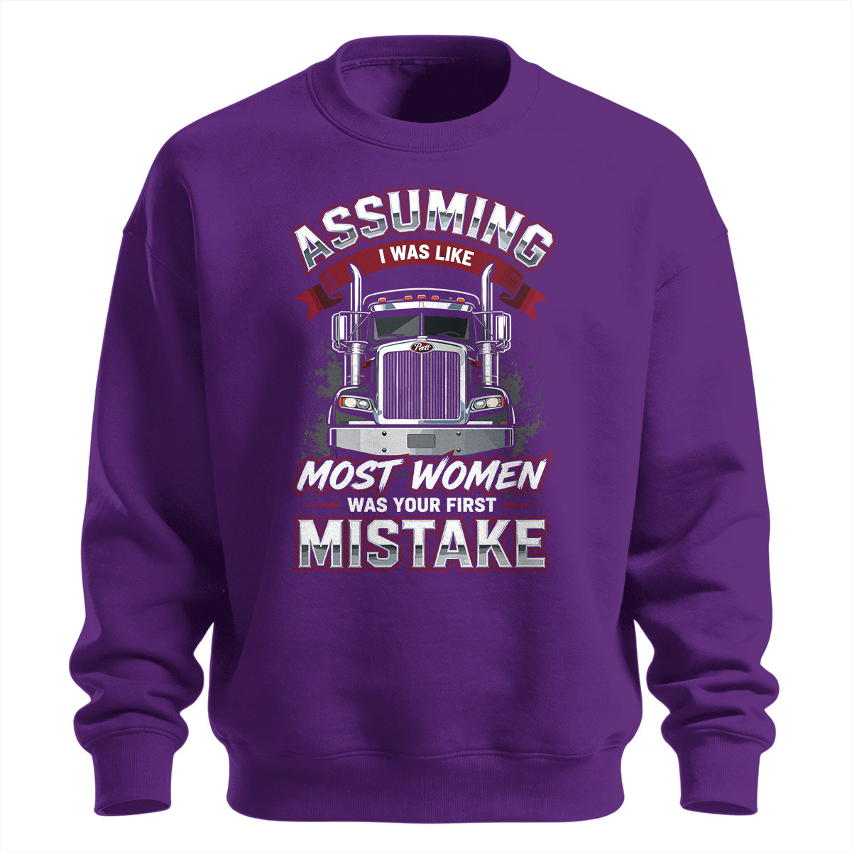 First Mistake Female Trucker Sweatshirt
