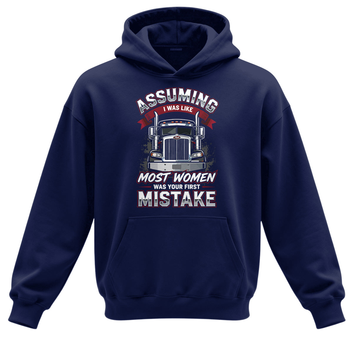 First Mistake Female Trucker Hoodie