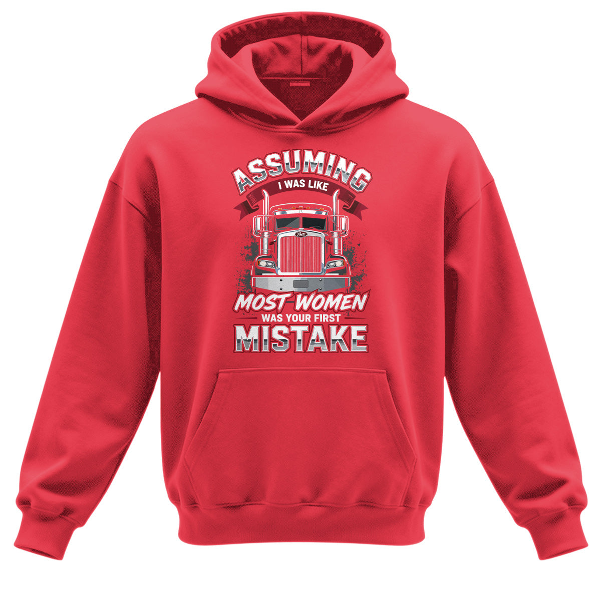 First Mistake Female Trucker Hoodie
