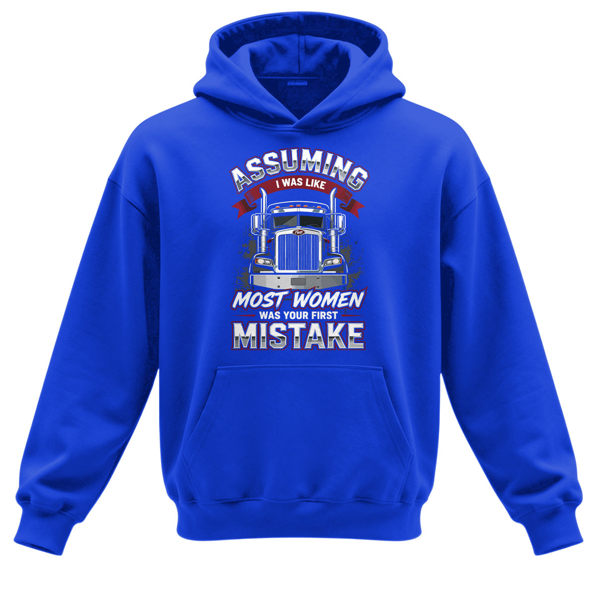 First Mistake Female Trucker Hoodie