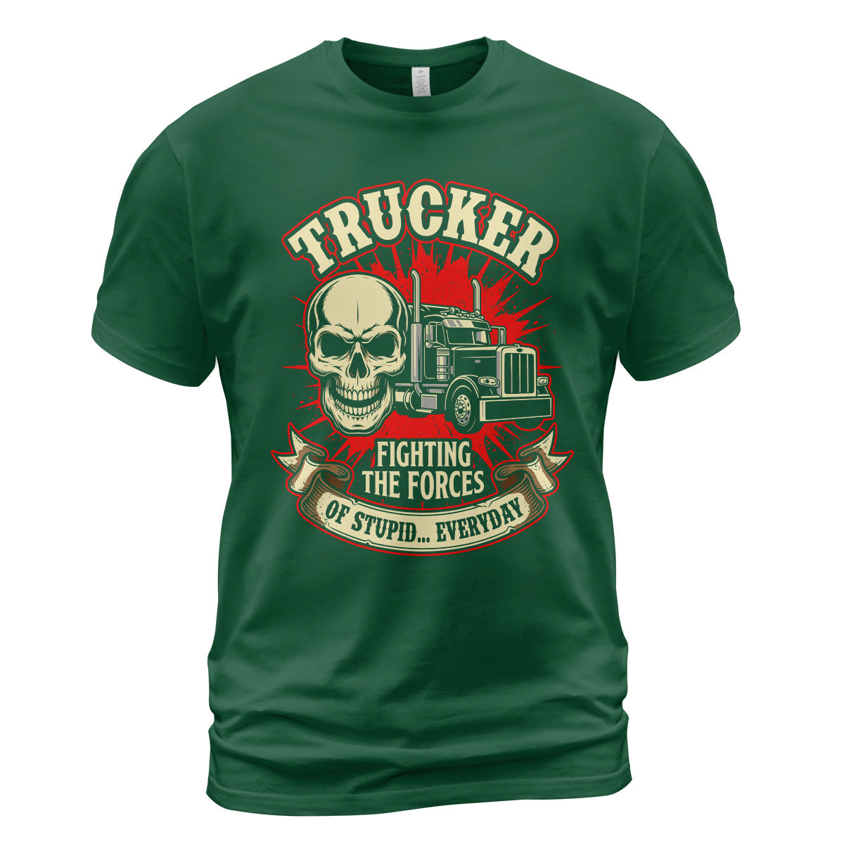 Forces of Stupid Trucker T-Shirt