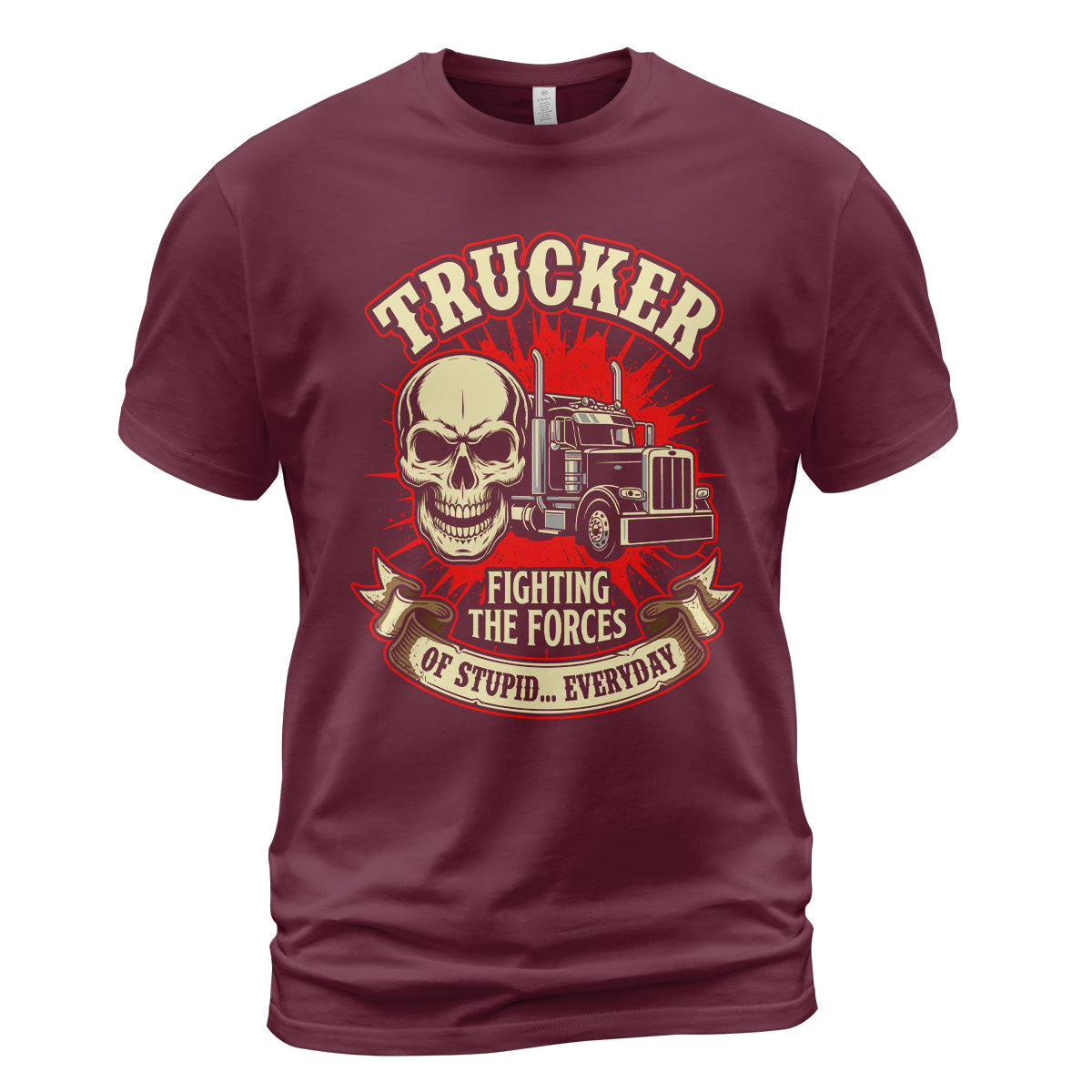 Forces of Stupid Trucker T-Shirt