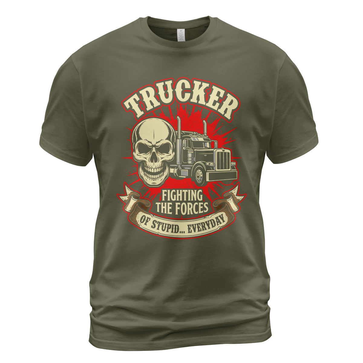 Forces of Stupid Trucker T-Shirt