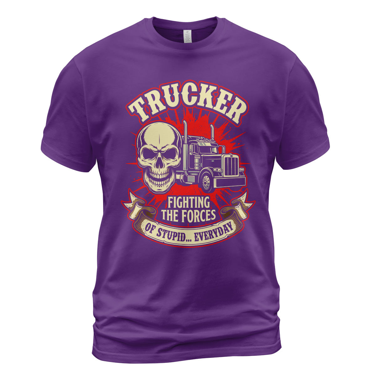Forces of Stupid Trucker T-Shirt