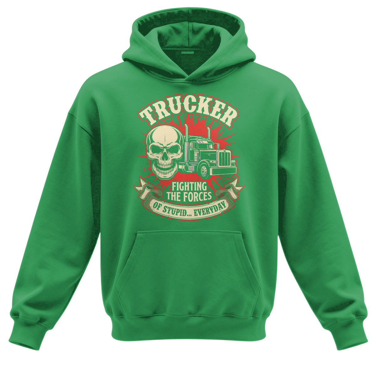 Forces of Stupid Trucker Hoodie