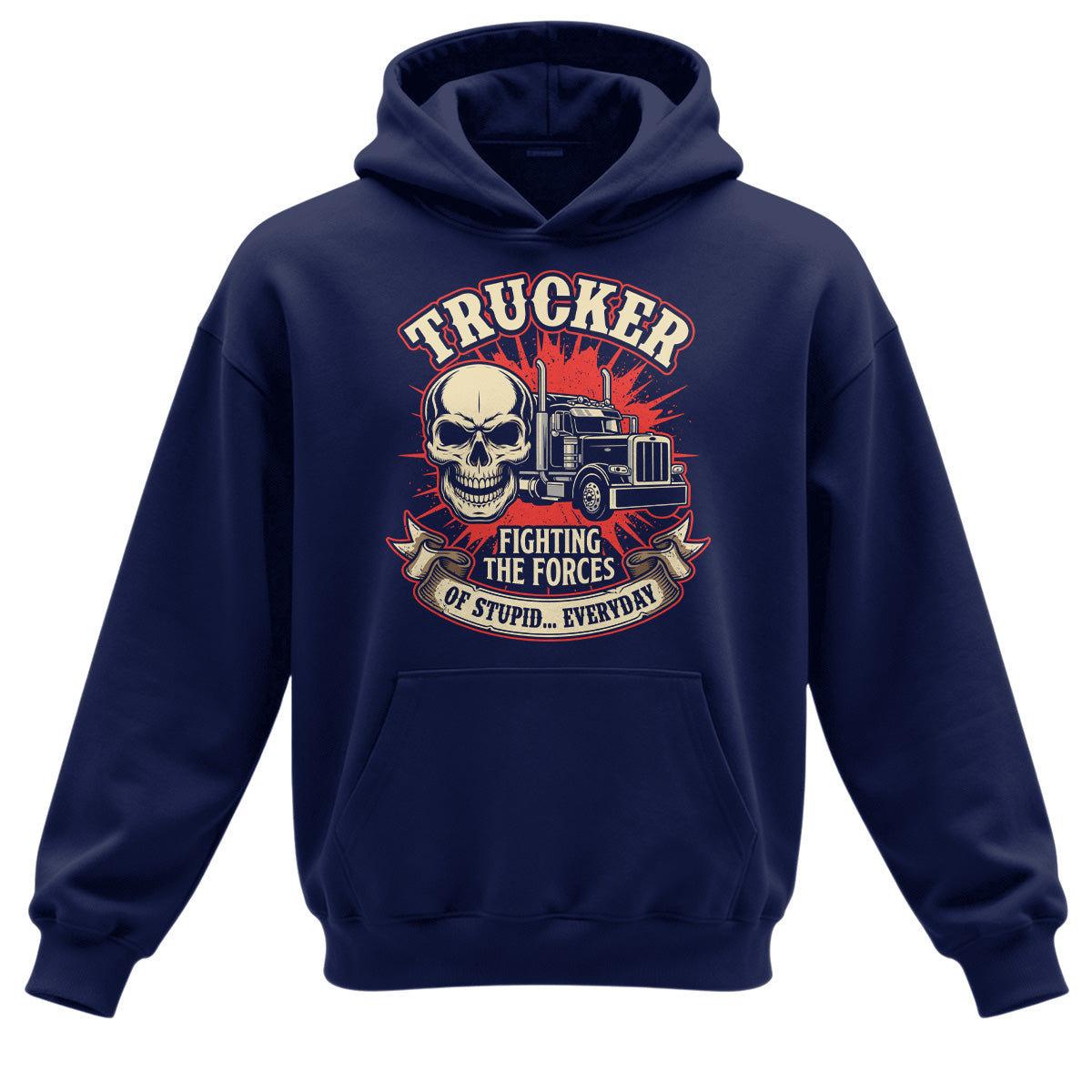 Forces of Stupid Trucker Hoodie