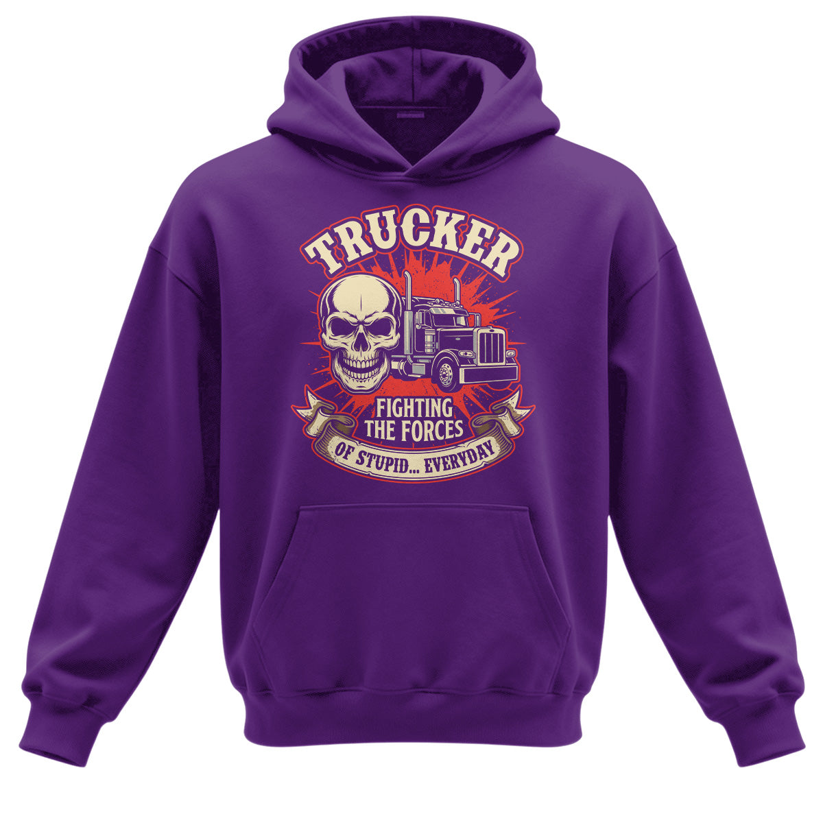 Forces of Stupid Trucker Hoodie