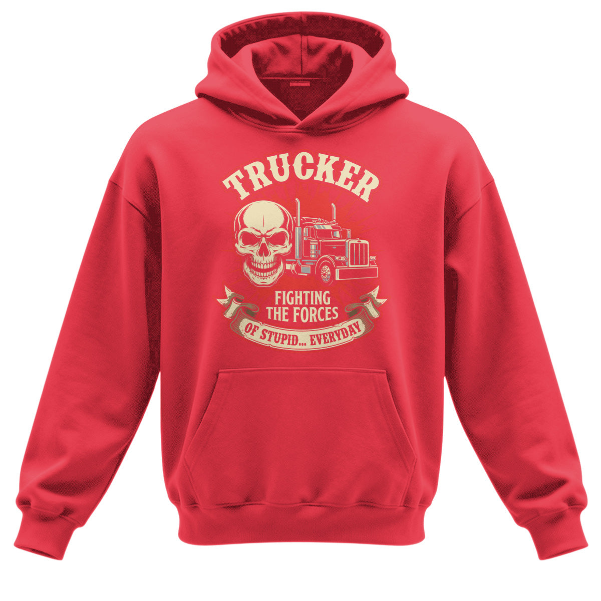 Forces of Stupid Trucker Hoodie