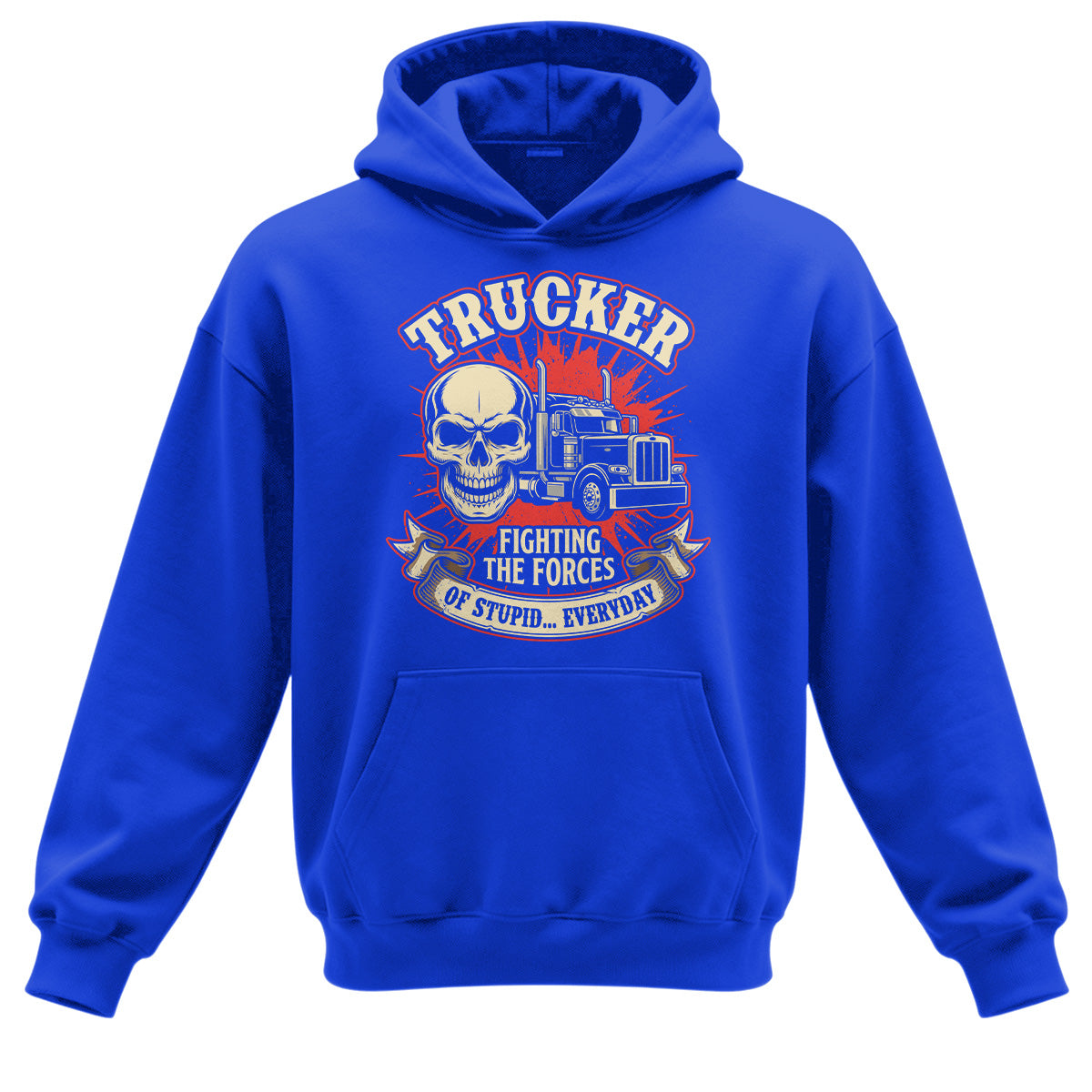 Forces of Stupid Trucker Hoodie