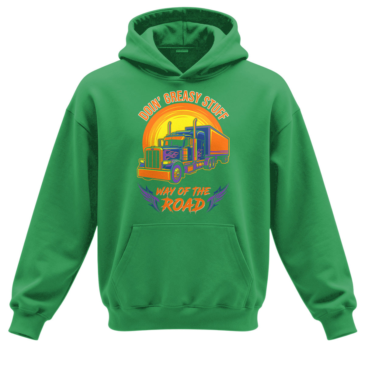 Greasy Stuff Way of the Road Trucker Hoodie