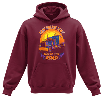 Greasy Stuff Way of the Road Trucker Hoodie