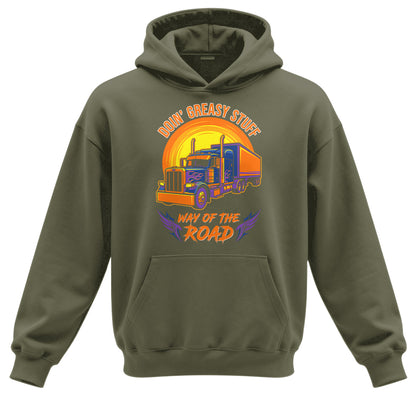 Greasy Stuff Way of the Road Trucker Hoodie