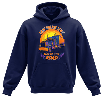 Greasy Stuff Way of the Road Trucker Hoodie