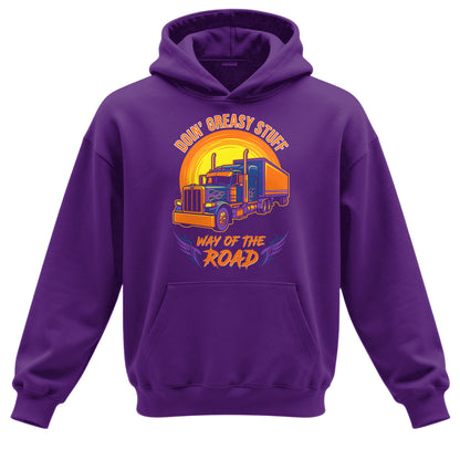 Greasy Stuff Way of the Road Trucker Hoodie