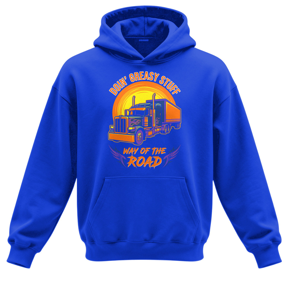 Greasy Stuff Way of the Road Trucker Hoodie