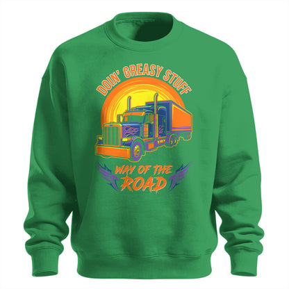 Greasy Stuff Way of the Road Trucker Sweatshirt