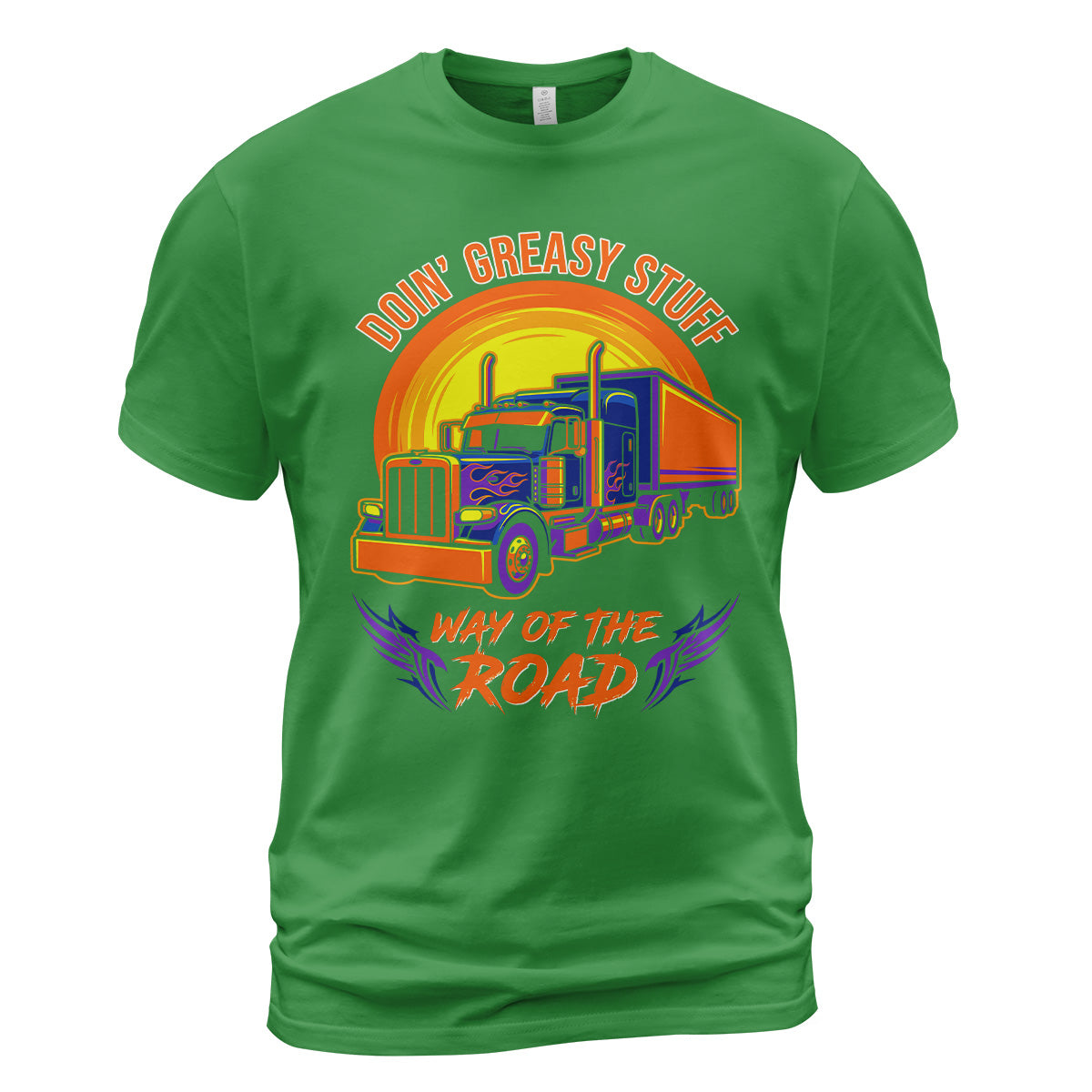 Greasy Stuff Way of the Road Trucker T-Shirt