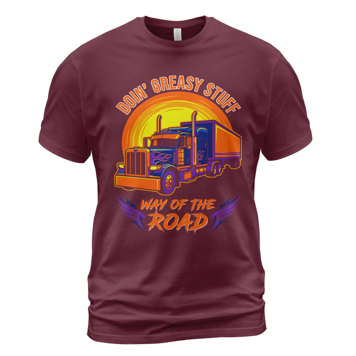 Greasy Stuff Way of the Road Trucker T-Shirt