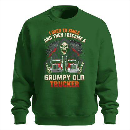 Grumpy Old Trucker Heavyweight Sweatshirt