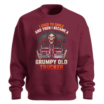 Grumpy Old Trucker Heavyweight Sweatshirt