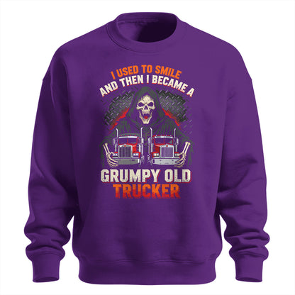 Grumpy Old Trucker Heavyweight Sweatshirt