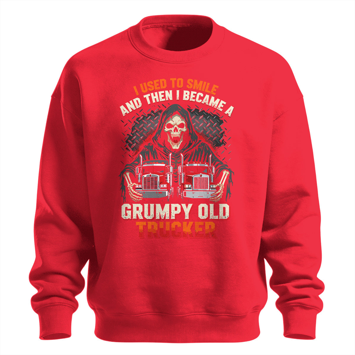 Grumpy Old Trucker Heavyweight Sweatshirt