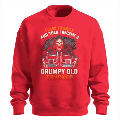 Grumpy Old Trucker Heavyweight Sweatshirt