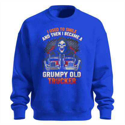Grumpy Old Trucker Heavyweight Sweatshirt