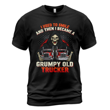 Grumpy Old Trucker Heavyweight T-Shirt