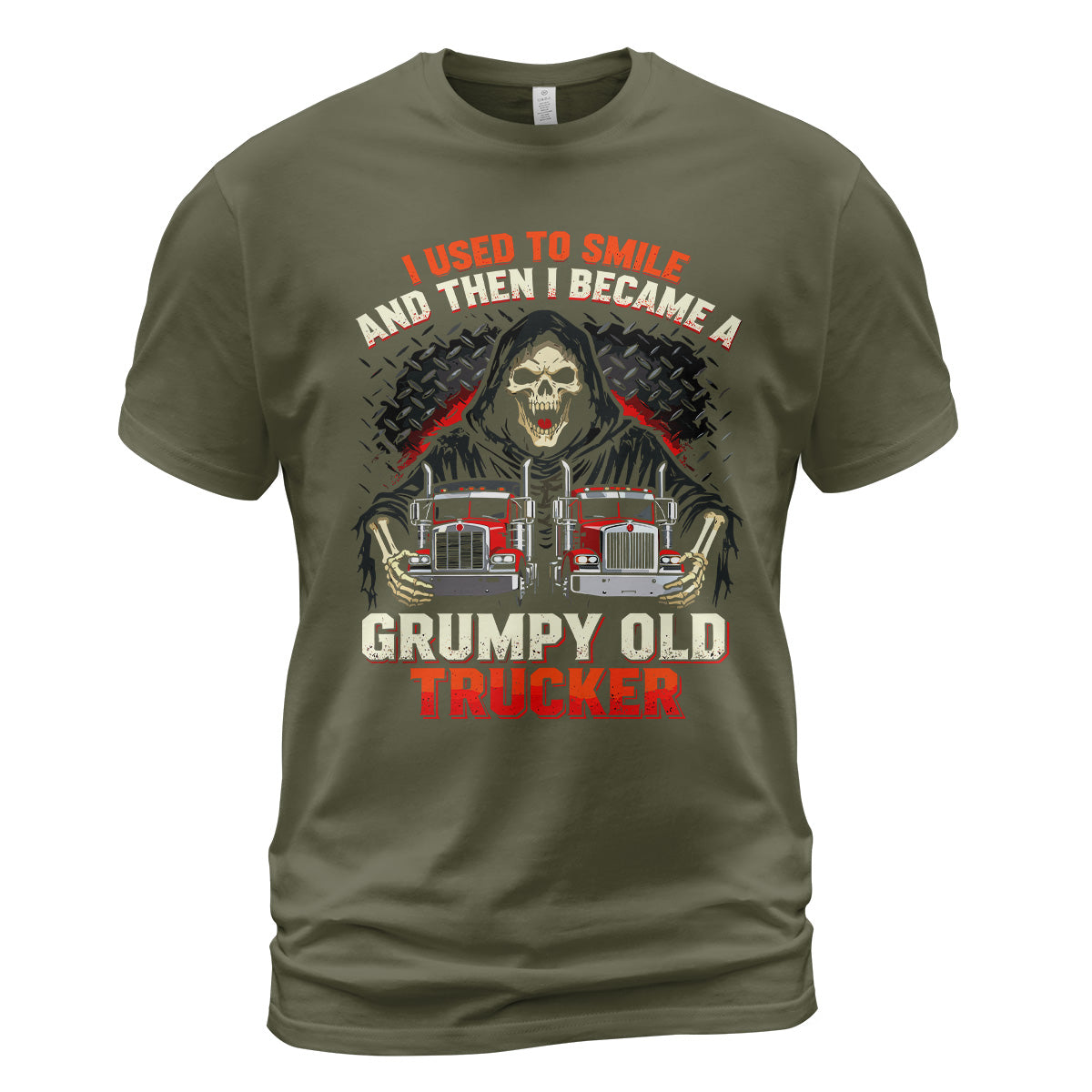 Grumpy Old Trucker Heavyweight T-Shirt