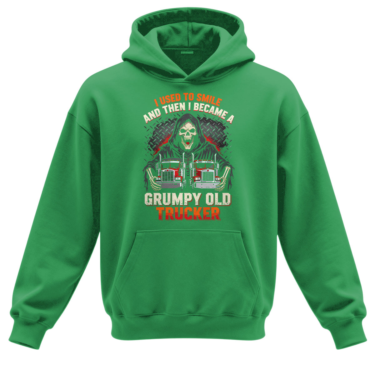 Grumpy Old Trucker Heavyweight Hoodie