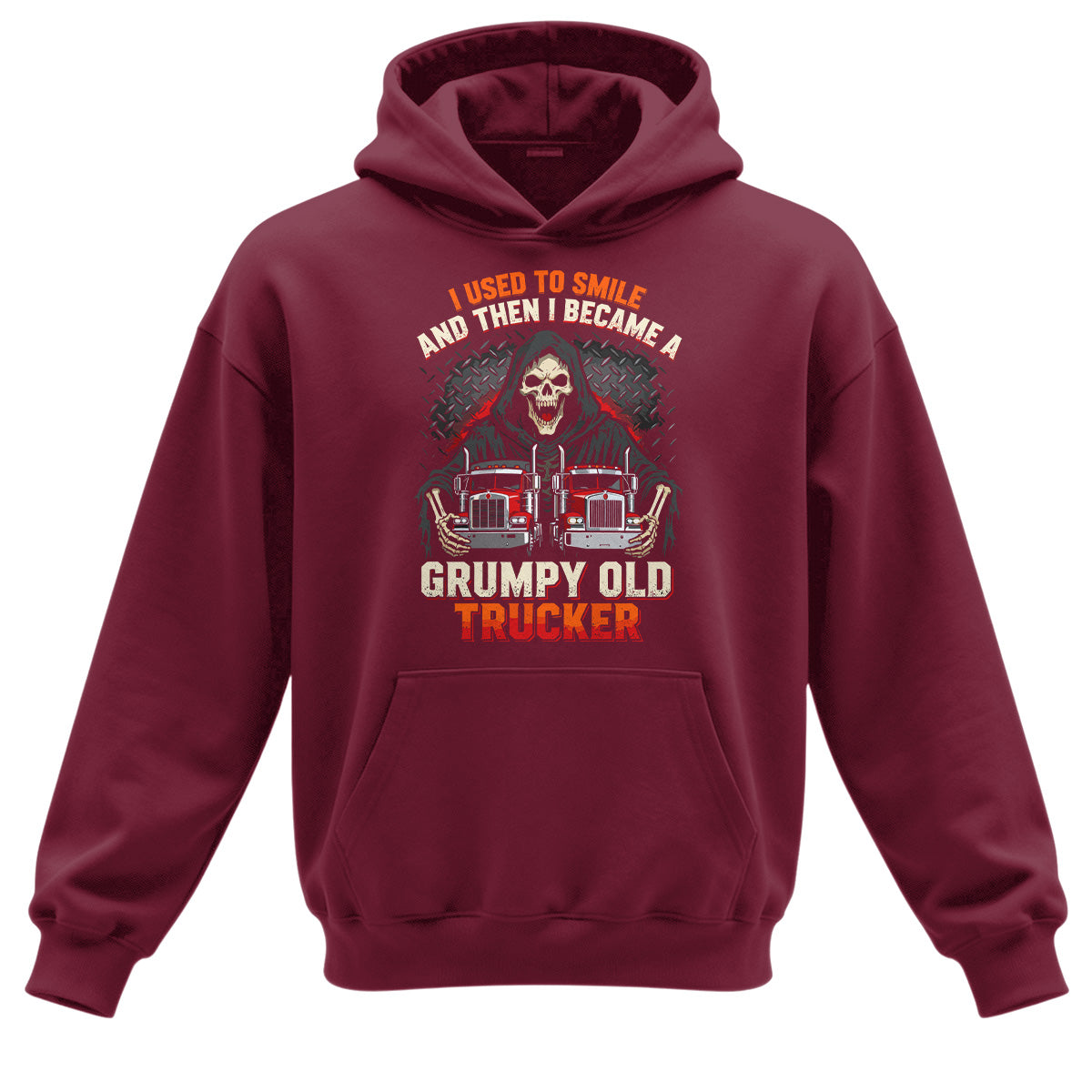 Grumpy Old Trucker Heavyweight Hoodie