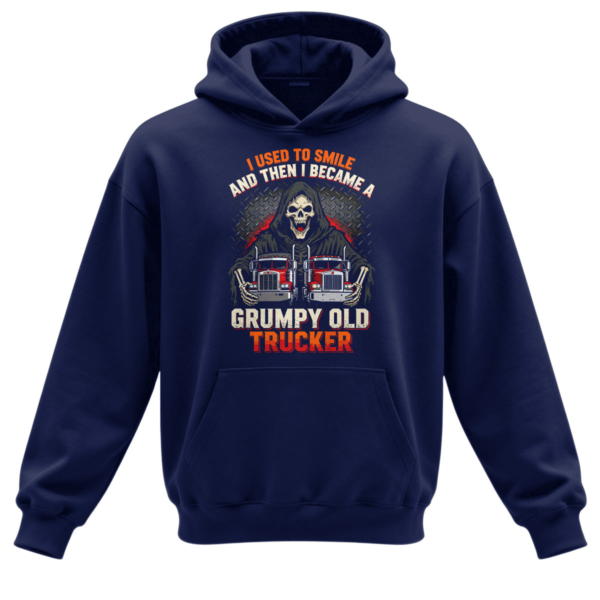 Grumpy Old Trucker Heavyweight Hoodie